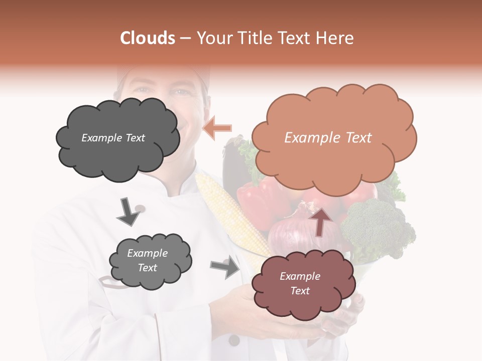Person Cuisine Service PowerPoint Template