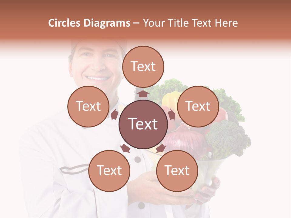 Person Cuisine Service PowerPoint Template