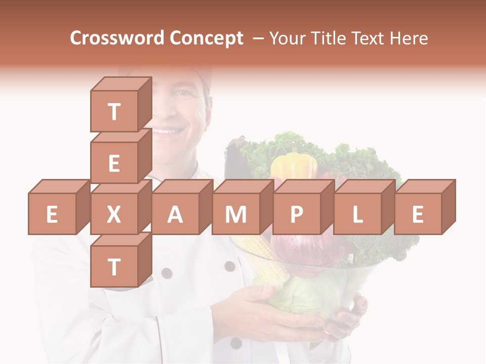 Person Cuisine Service PowerPoint Template