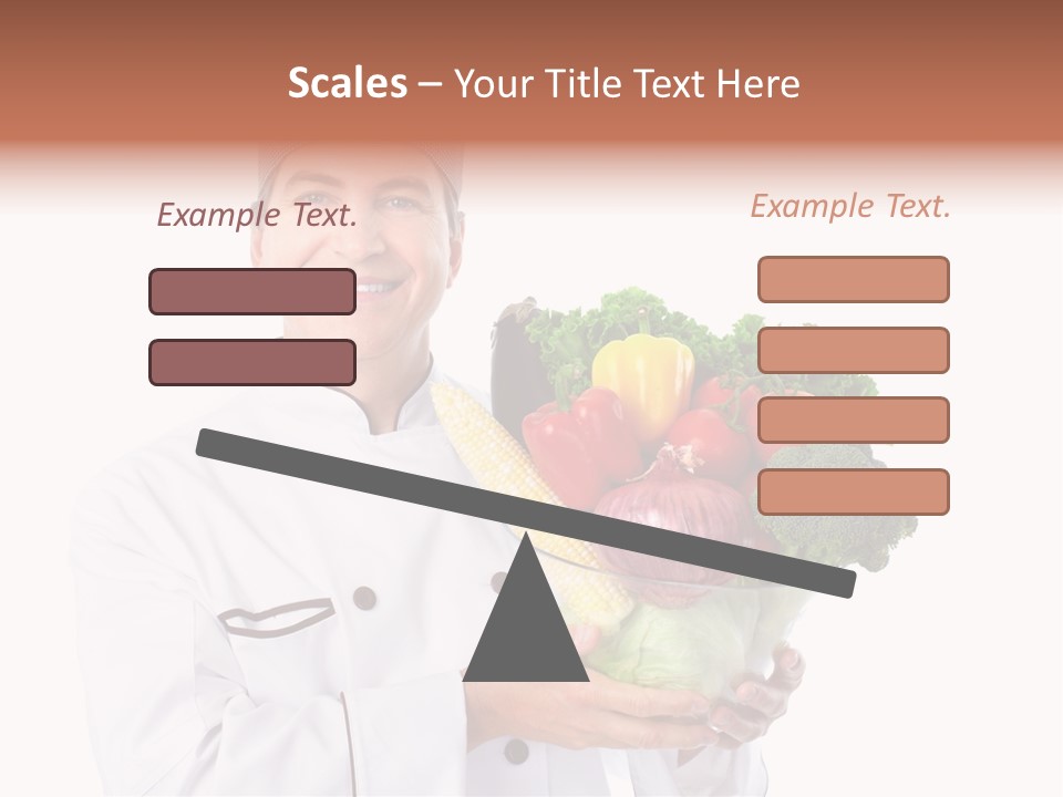 Person Cuisine Service PowerPoint Template