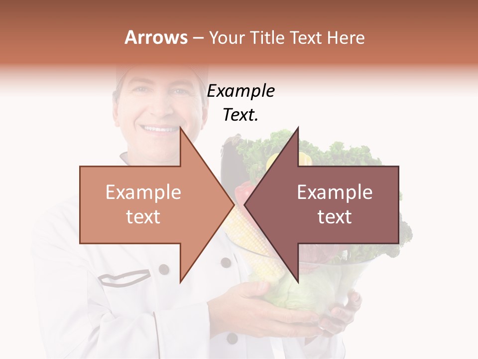 Person Cuisine Service PowerPoint Template