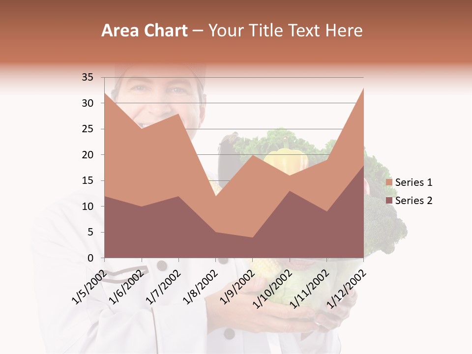 Person Cuisine Service PowerPoint Template