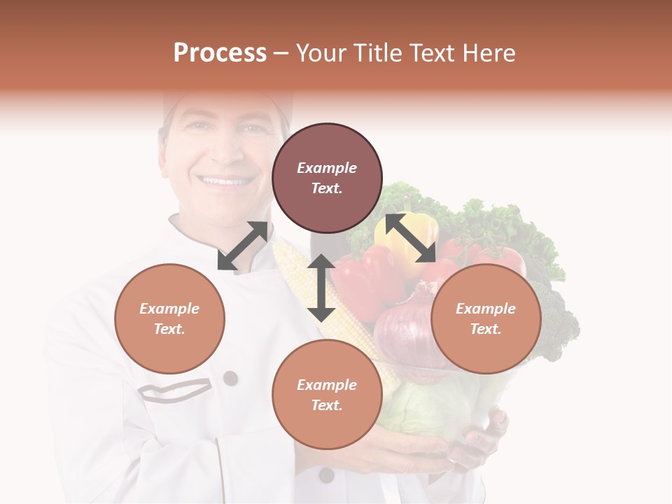 Person Cuisine Service PowerPoint Template