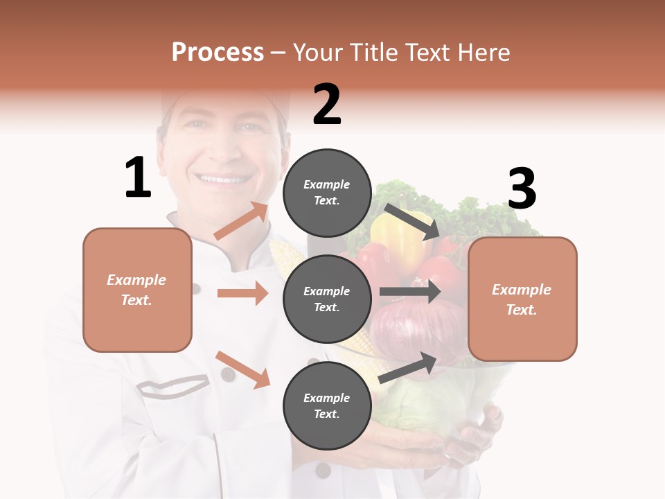 Person Cuisine Service PowerPoint Template