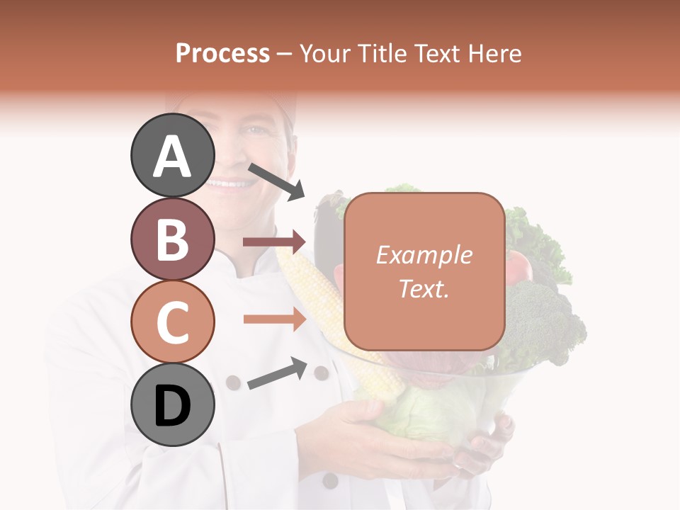 Person Cuisine Service PowerPoint Template