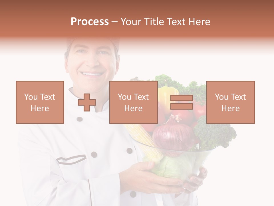 Person Cuisine Service PowerPoint Template