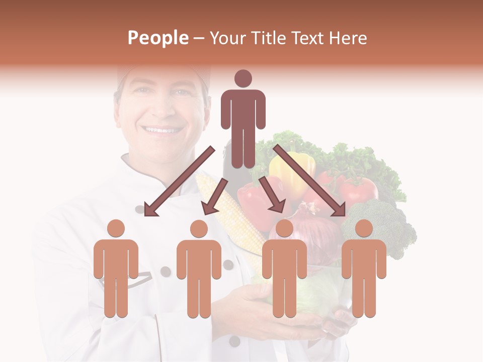 Person Cuisine Service PowerPoint Template