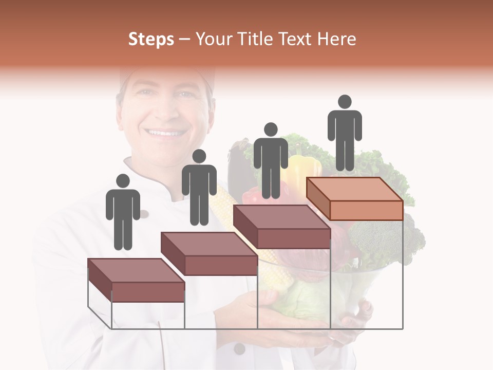 Person Cuisine Service PowerPoint Template