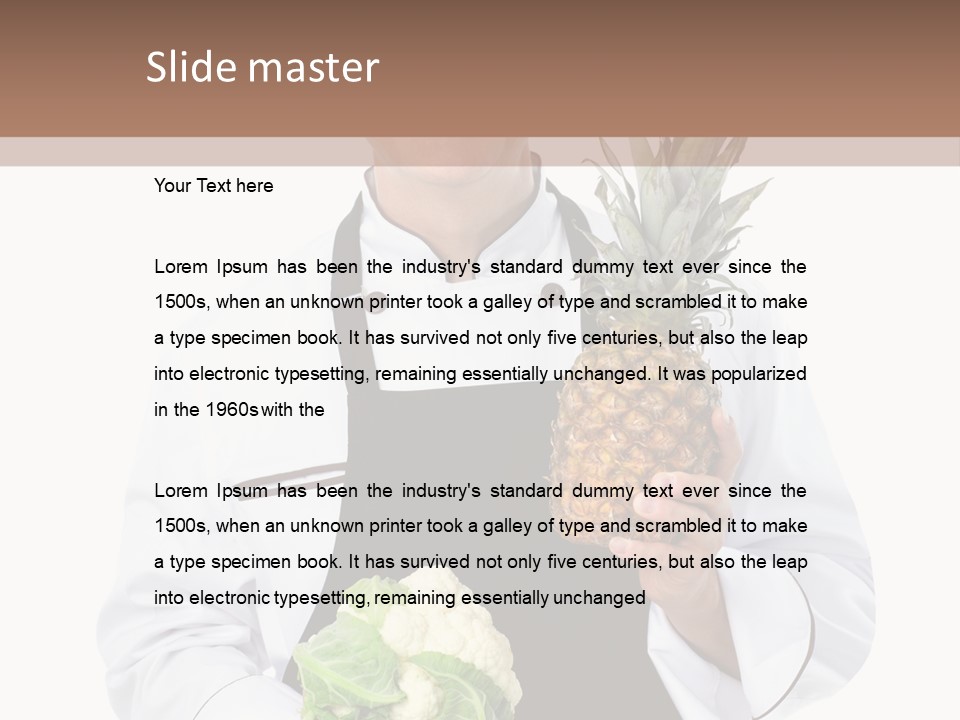 Single Smiling Occupation PowerPoint Template