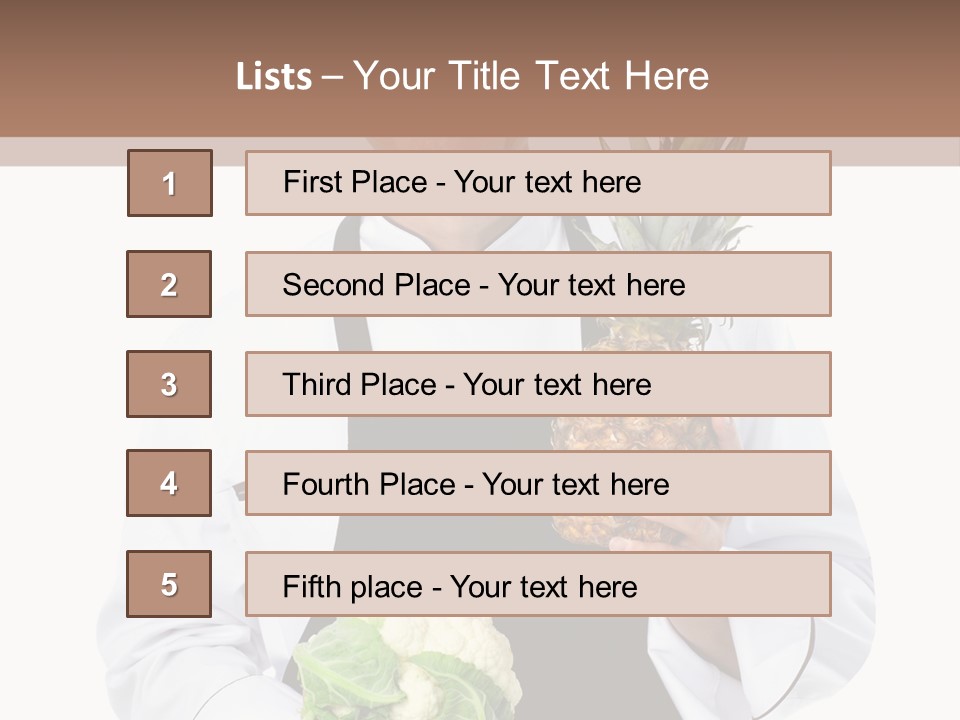 Single Smiling Occupation PowerPoint Template