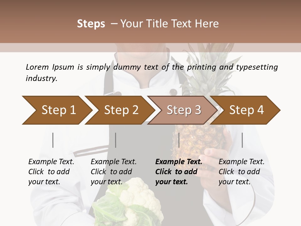 Single Smiling Occupation PowerPoint Template