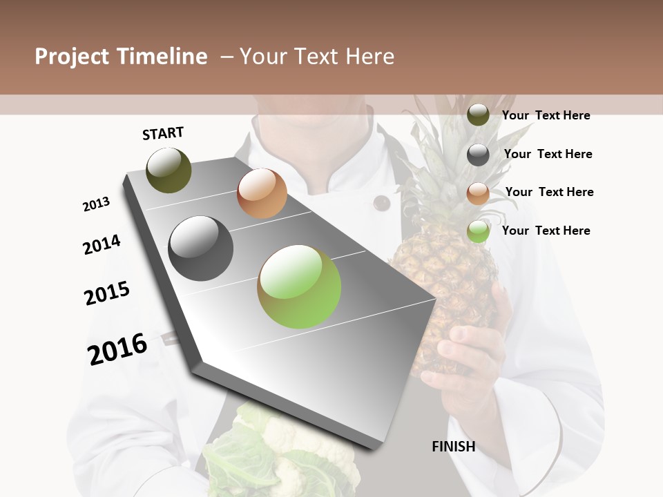 Single Smiling Occupation PowerPoint Template