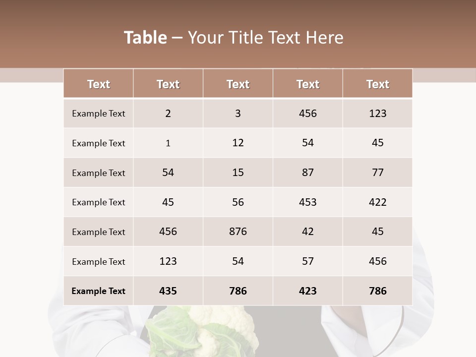 Single Smiling Occupation PowerPoint Template