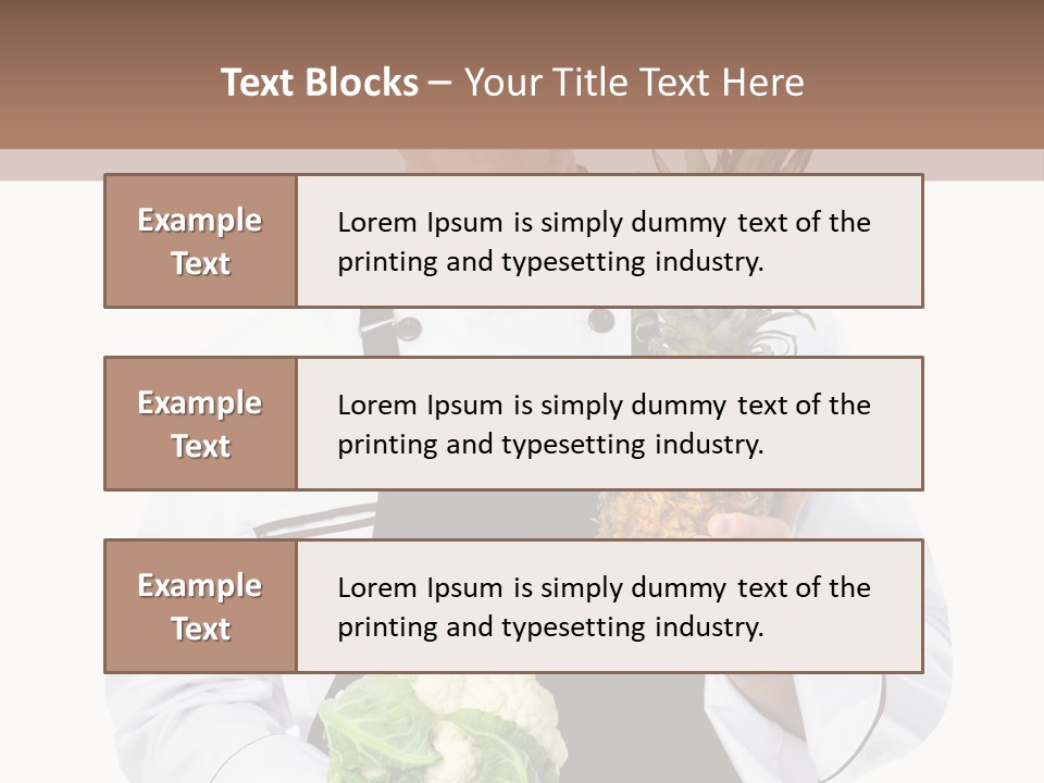 Single Smiling Occupation PowerPoint Template