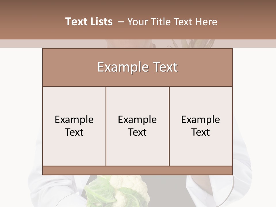Single Smiling Occupation PowerPoint Template