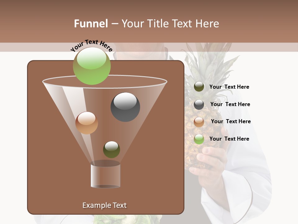 Single Smiling Occupation PowerPoint Template