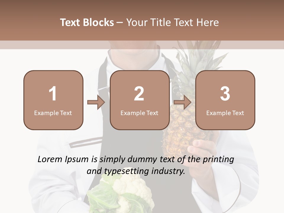 Single Smiling Occupation PowerPoint Template