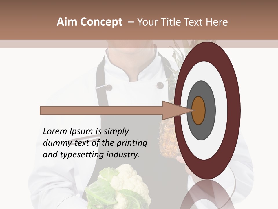 Single Smiling Occupation PowerPoint Template
