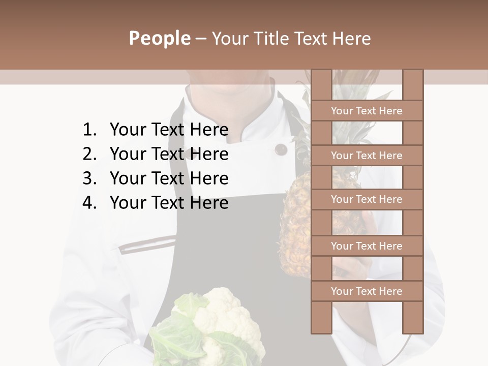 Single Smiling Occupation PowerPoint Template