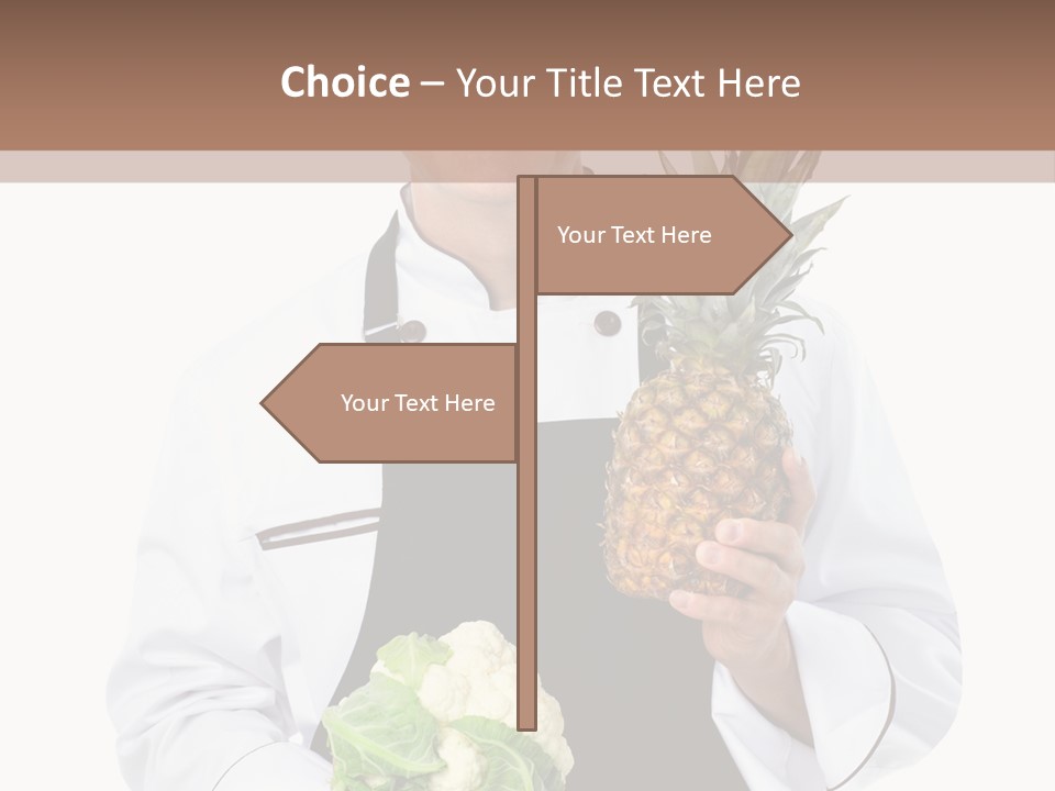 Single Smiling Occupation PowerPoint Template