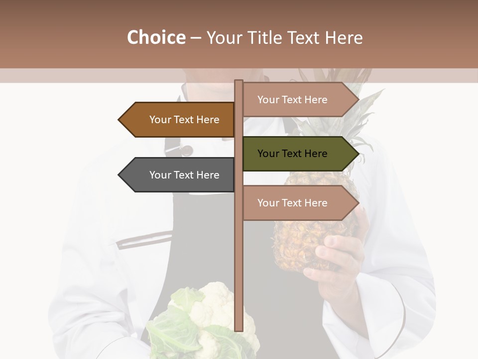Single Smiling Occupation PowerPoint Template