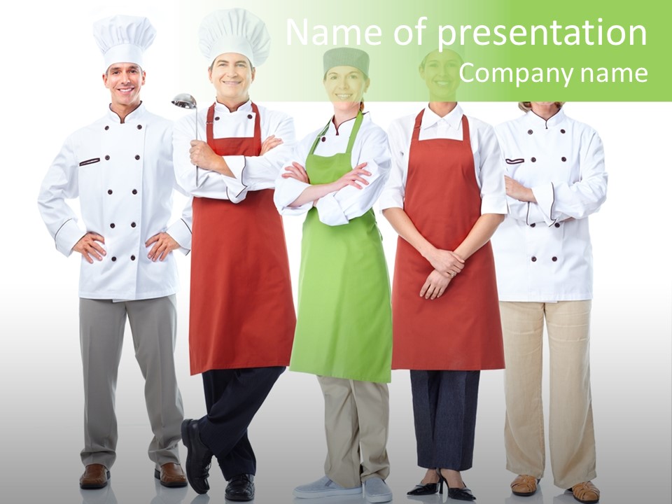 Chef S Girl PowerPoint Template