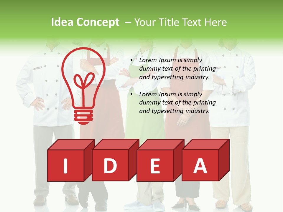 Chef S Girl PowerPoint Template