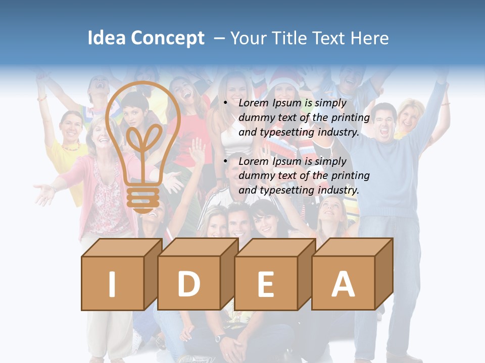 Isolated Human Modern PowerPoint Template