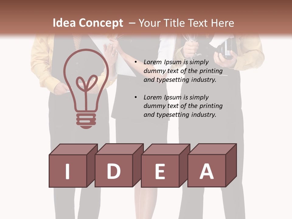 Young Hotel Drink PowerPoint Template