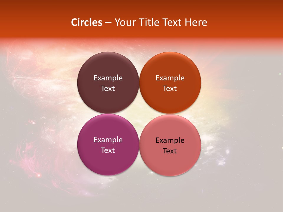 Orbit Night Light PowerPoint Template