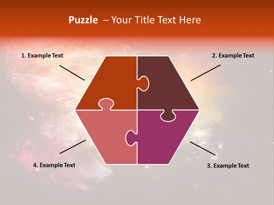 Orbit Night Light PowerPoint Template