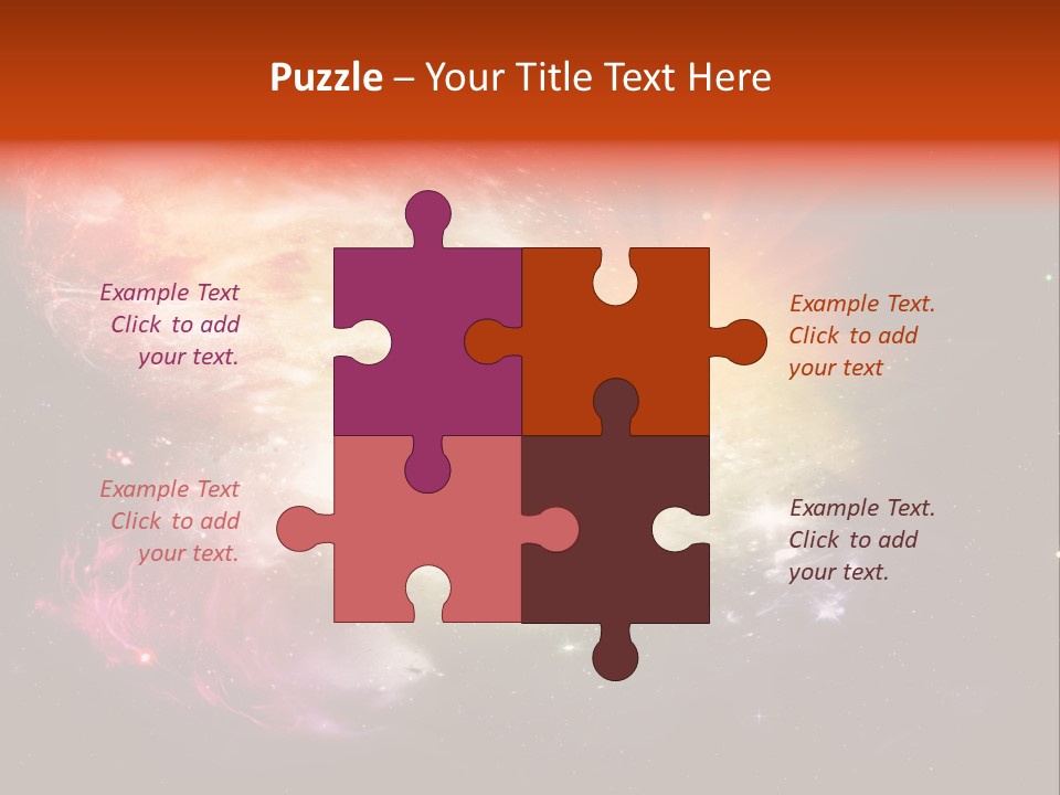 Orbit Night Light PowerPoint Template