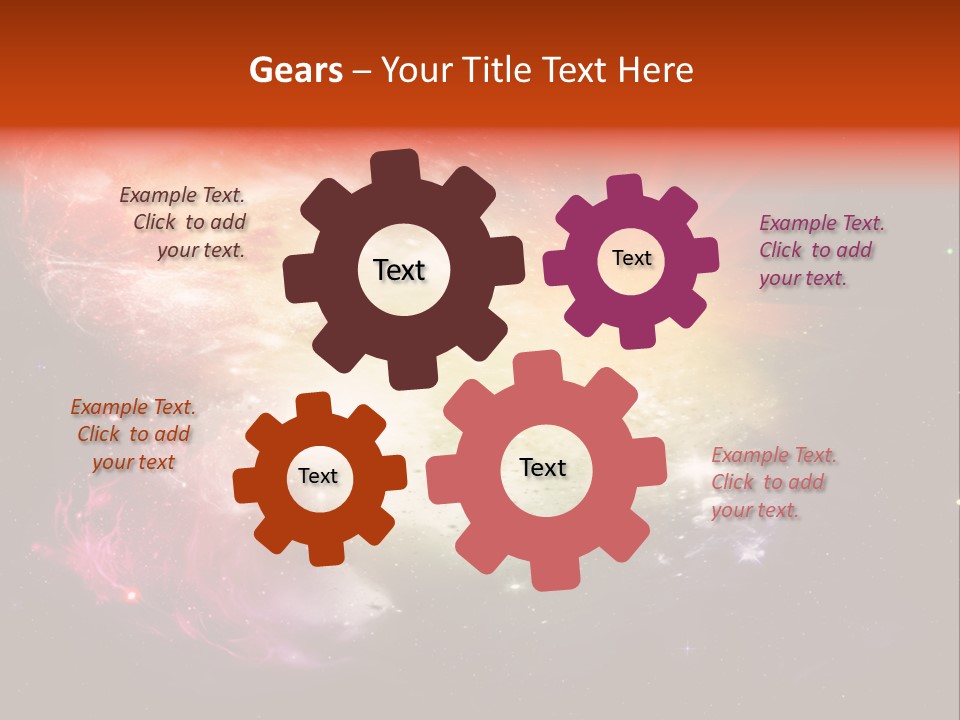 Orbit Night Light PowerPoint Template