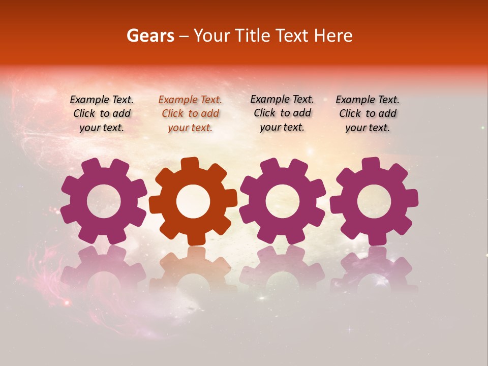 Orbit Night Light PowerPoint Template