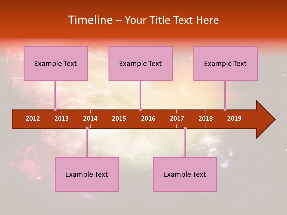 Orbit Night Light PowerPoint Template