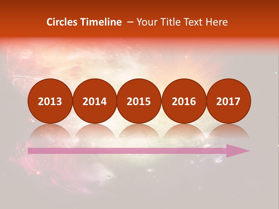 Orbit Night Light PowerPoint Template