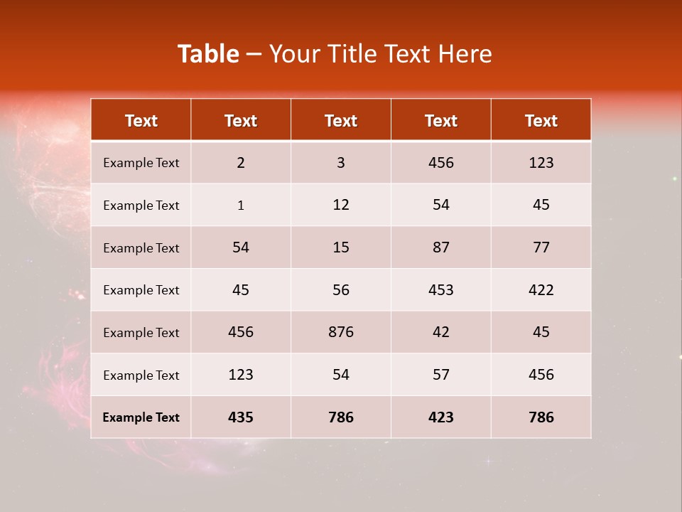 Orbit Night Light PowerPoint Template