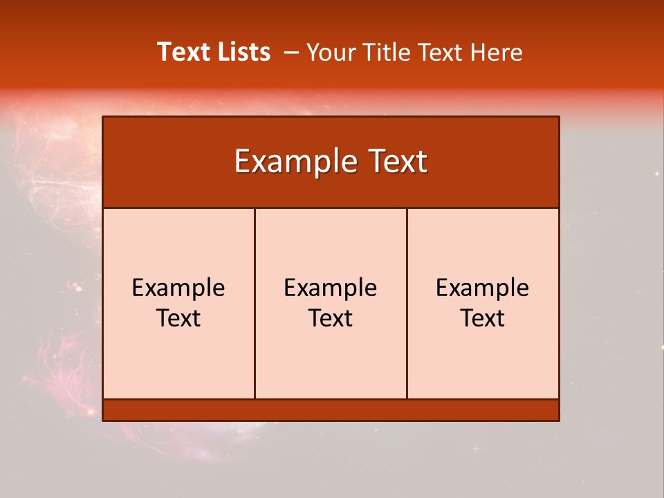 Orbit Night Light PowerPoint Template