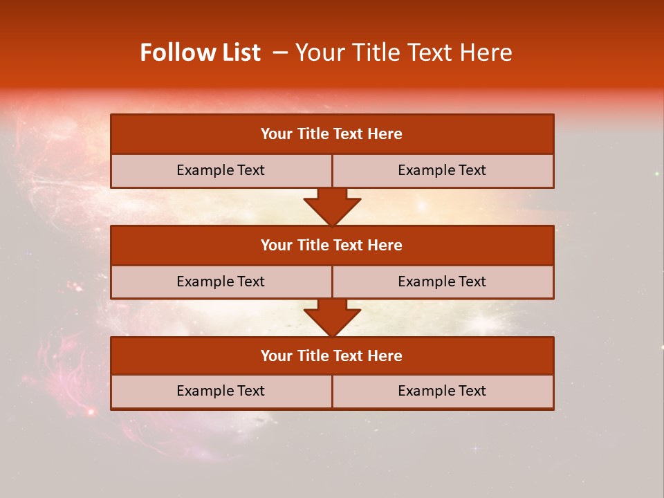 Orbit Night Light PowerPoint Template