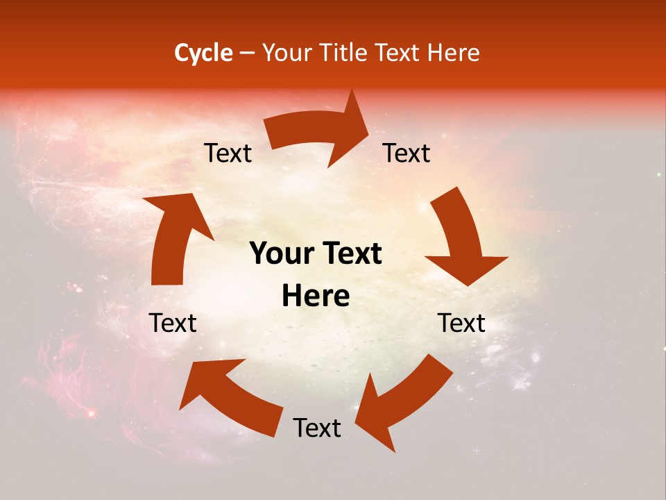 Orbit Night Light PowerPoint Template