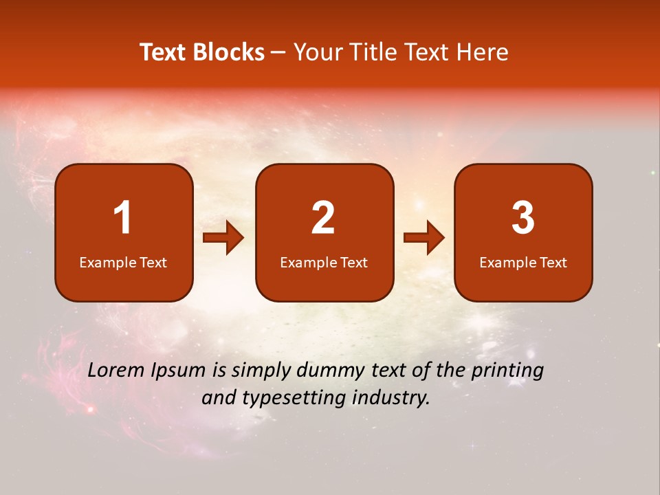 Orbit Night Light PowerPoint Template