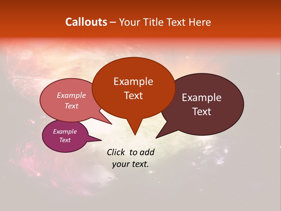 Orbit Night Light PowerPoint Template