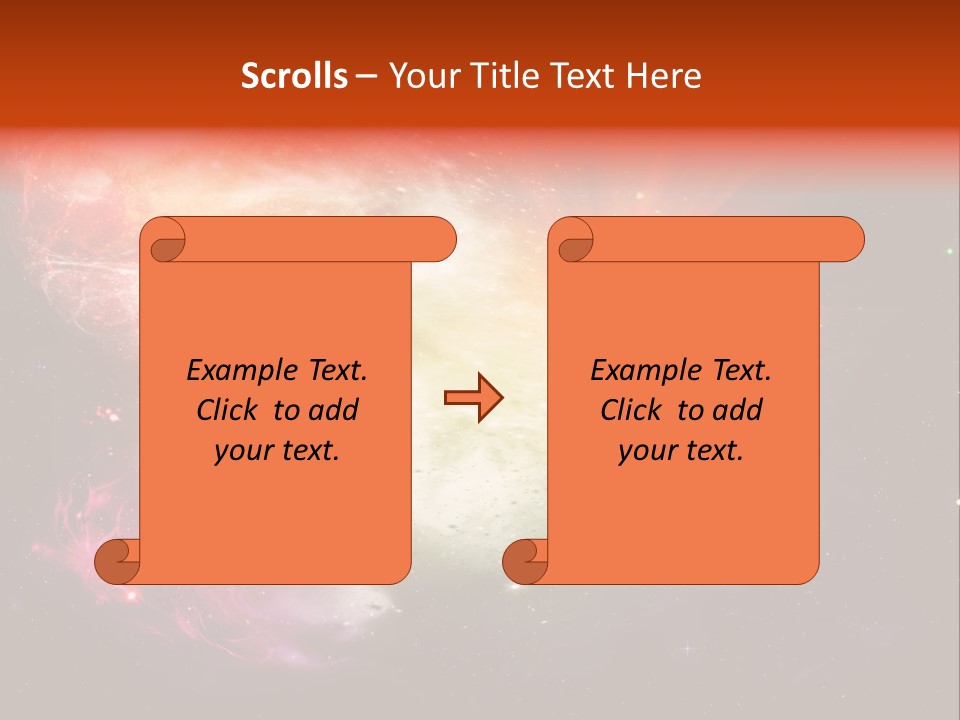 Orbit Night Light PowerPoint Template