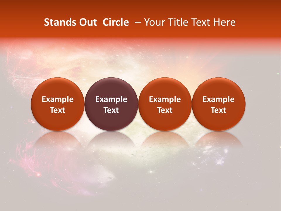 Orbit Night Light PowerPoint Template