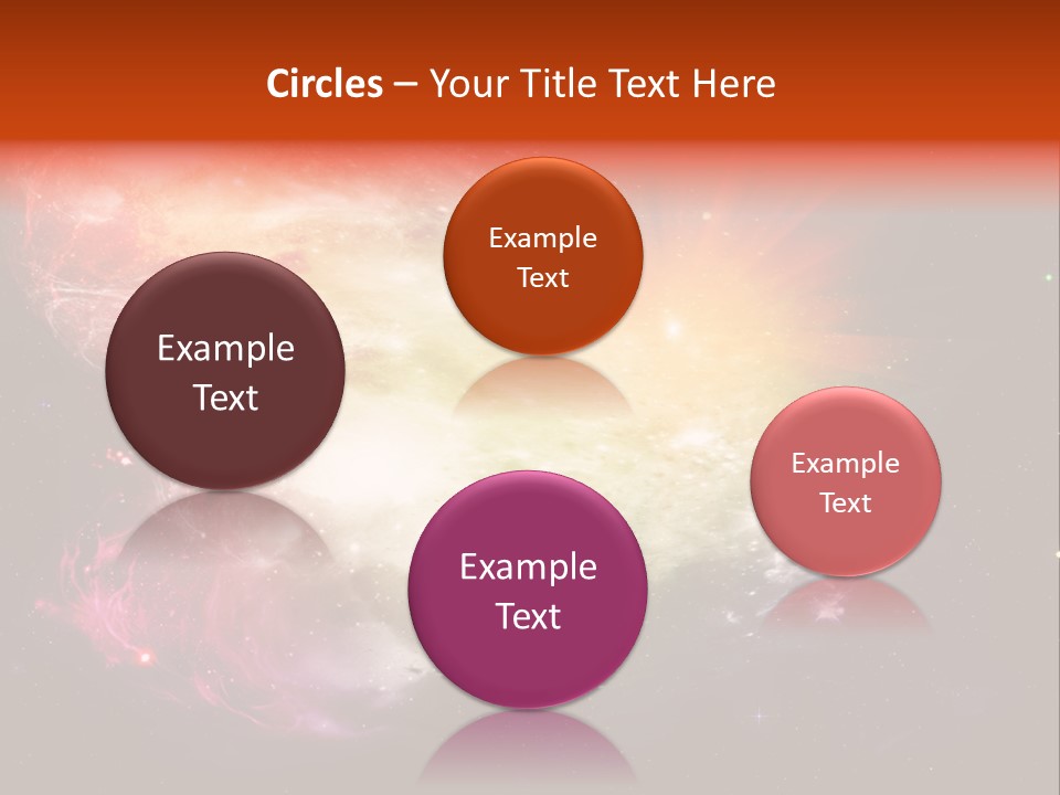 Orbit Night Light PowerPoint Template