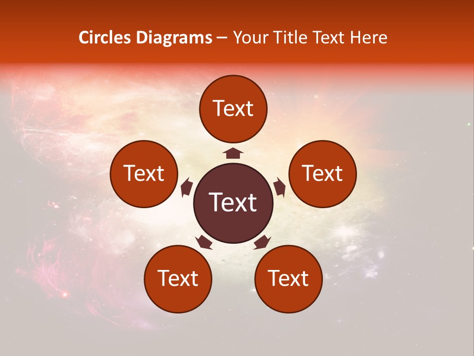 Orbit Night Light PowerPoint Template