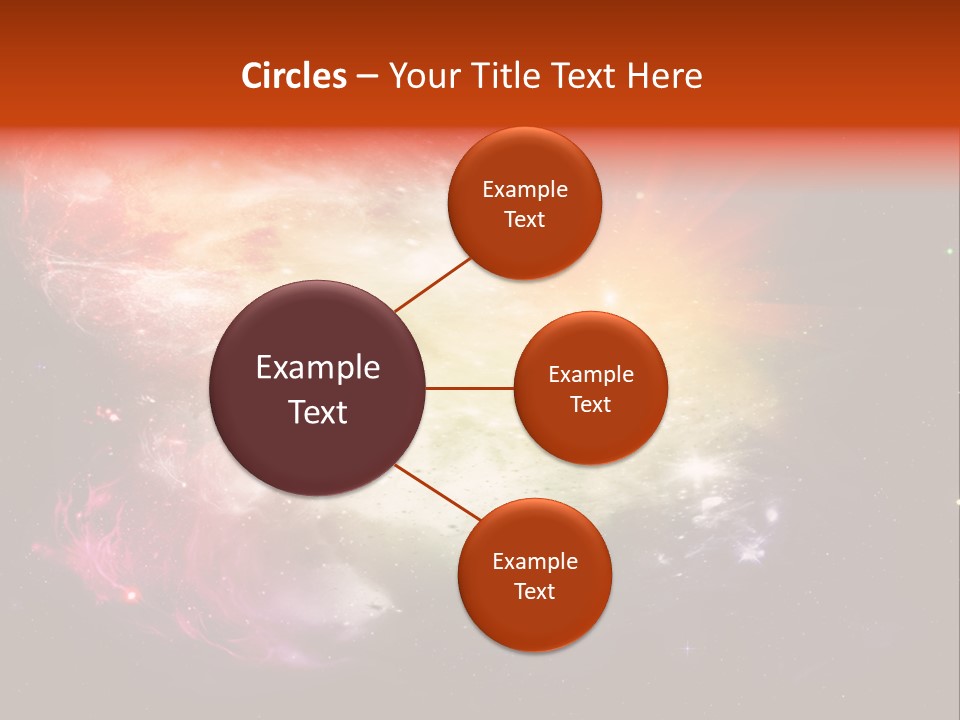 Orbit Night Light PowerPoint Template