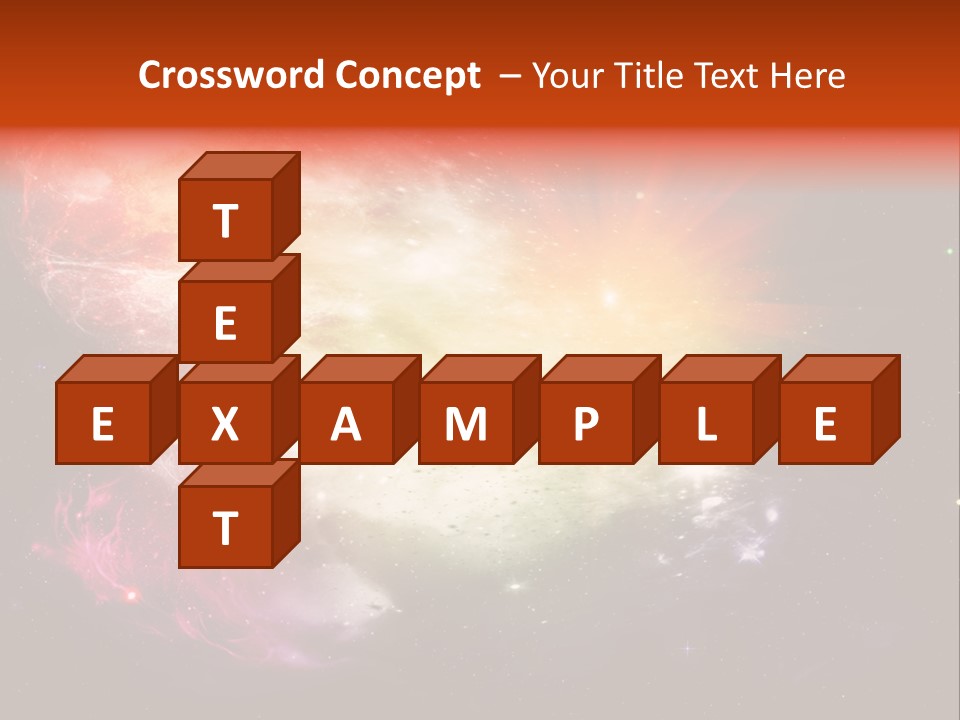 Orbit Night Light PowerPoint Template