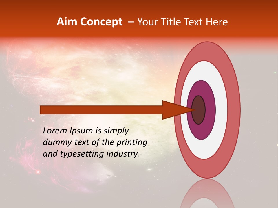 Orbit Night Light PowerPoint Template