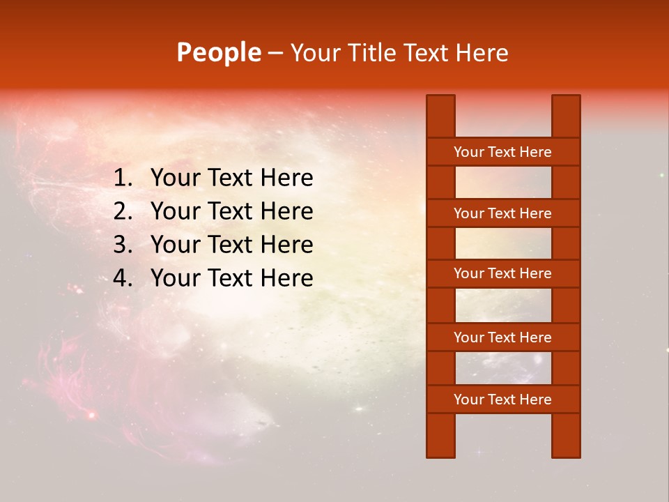 Orbit Night Light PowerPoint Template